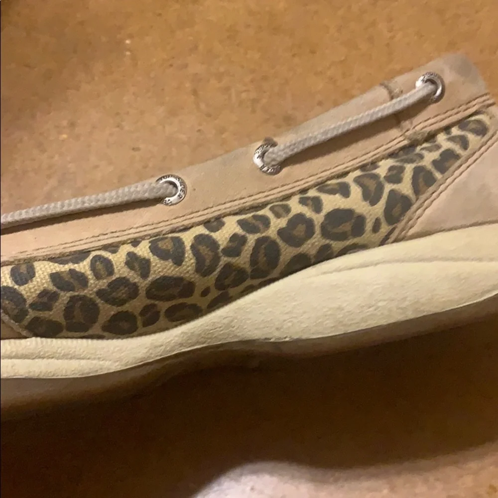 Sperry boat shoes, leopard print, size 10 | offer in description